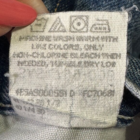 Vintage Wrangler Authentics Mens 40x30 (39x30 actual) Relaxed Fit Denim Jeans - Picture 9 of 10